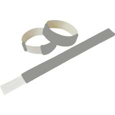 Pulseira de identificação cinza Las - R$ 0,09