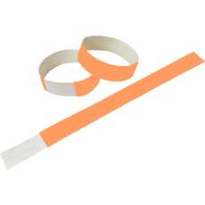 Pulseira identificação Laranja fluo - R$ 0,07