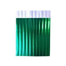 Pulseira Verde Metalizada Laser - R$ 0,15