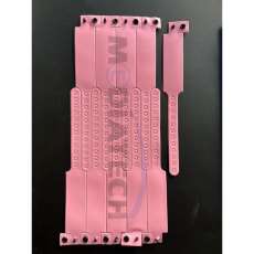 Pulseira hospitalar Infantil Rosa - R$ 0,60