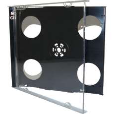Cd box padrão duplo preto - R$ 1,59