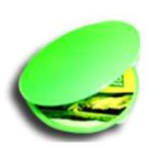 Mini cdcase verde p/ minicd - R$ 0,48