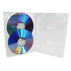 Dvd box quadruplo transparente top - R$ 2,60