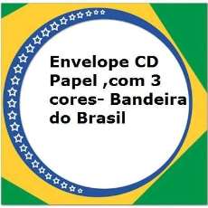 Envelope de cd papel Brasil - R$ 4,80