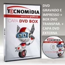 DVD gravado e impresso com box - R$ 4,40 DVD gravado e impresso com box - R$ 4,40