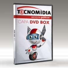 Capa DVD impressa 4x4cor 182x272mm - R$ 0,51