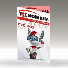 Encarte interno DVD Box 24x18cm 4x4 - R$ 0,53