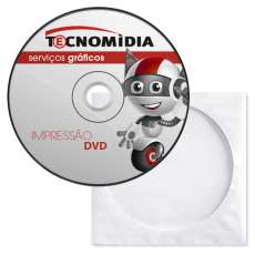 DVD virgem silk 2cor envelope papel - R$ 1,14