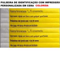 Pulseira identificação color CERA - R$ 0,23