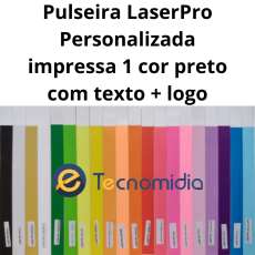 Pulseira identificação impressa PB - R$ 0,13