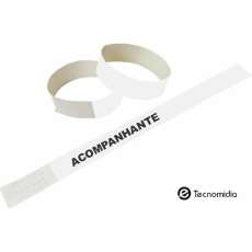 Pulseira ACOMPANHANTE de identifica - R$ 0,16