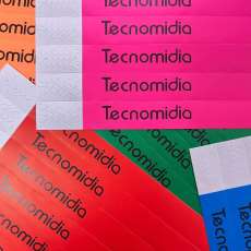 Pulseira identificação impressa - R$ 0,11