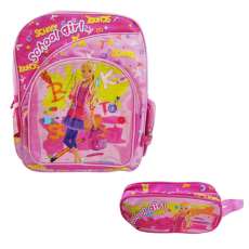 Mochila escolar school girl rosa - R$ 16,90