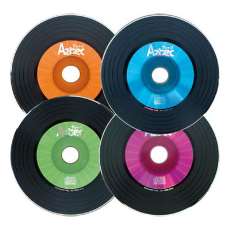 Cd-r aztec vinil kit 4 cores - R$ 0,80