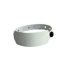 504 Pulseira PVC Branco Adulto - R$ 186,48