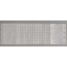 Pulseira em vinil adulto slim pino - R$ 7,00