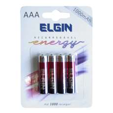Pilha recarregável AAA energy elgin - R$ 23,30 Pilha recarregável AAA energy elgin - R$ 23,30