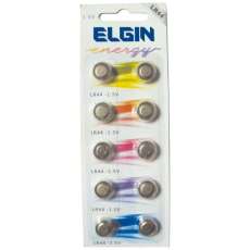 Micro bateria alcalina elgin lr44 - R$ 1,16